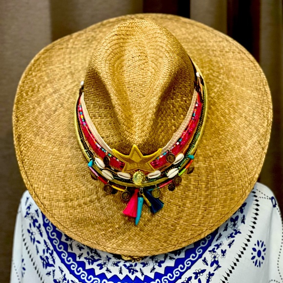 ❤️ Beautiful Colombian handmade hat All hats are one of a kind design - Picture 1 of 4